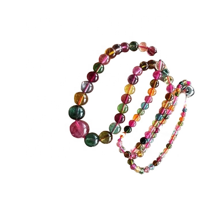 ខ្សែក Tourmaline Toulemaline GeMStone ធ្វើឱ្យមានលក់ដុំ 7