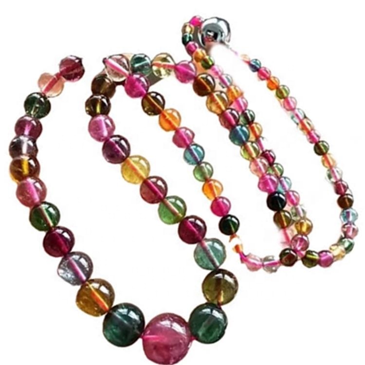 ខ្សែក Tourmaline Toulemaline GeMStone ធ្វើឱ្យមានលក់ដុំ 13