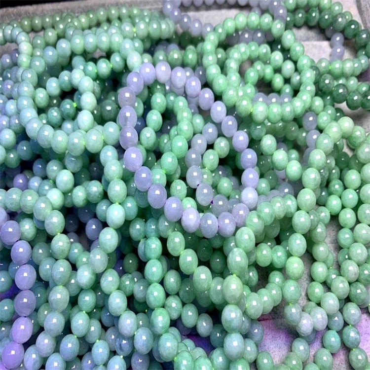 ធម្មជាតិពណ៌បៃតងខ្ចីពណ៌ខៀវ - ជីមស្តូសមូលមូលទំហំបណ្តោយបណ្តោយ 8 មមមានអង្កាំរលុង 10 មម 13