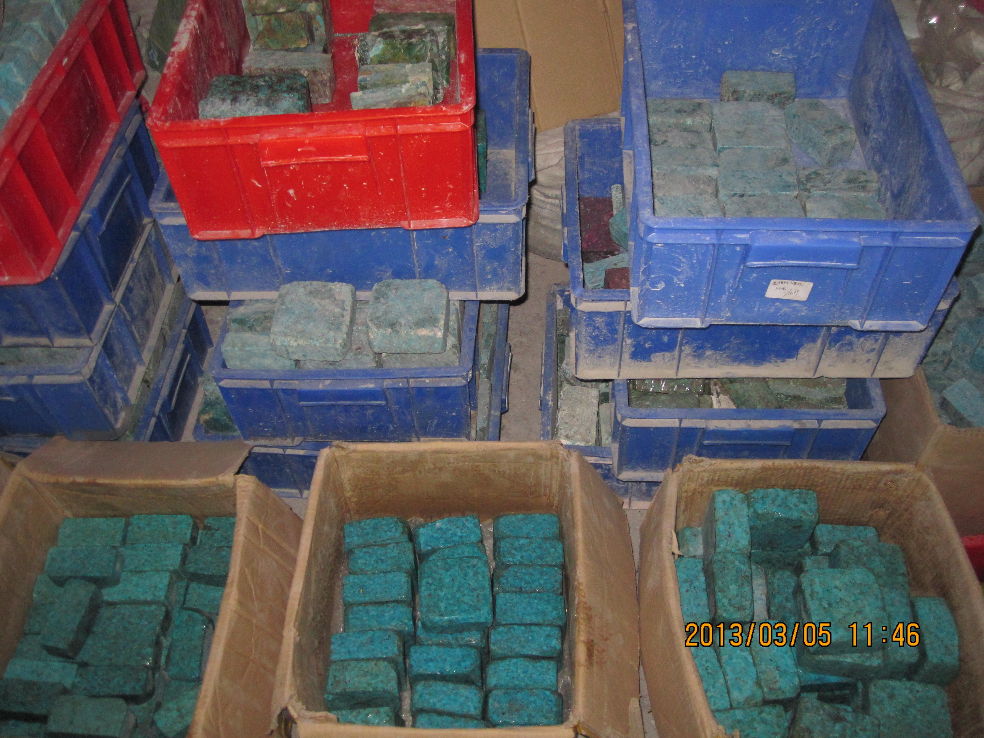 Turquoise composite American Natural naturquoise akaomarara zvinhu 15