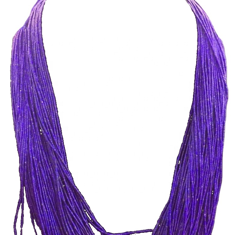 来自阿富汗的Lapis Lazuli Heishi Stone珠子批发 13