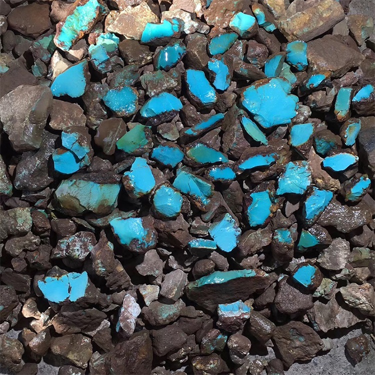 70tons augstas klases bumbiņu krāsa tirkīza raupja materiāls Kingman Arizona dabiskais tirkīzs raupja vairumtirdzniecība 16