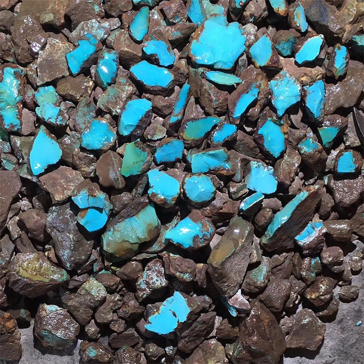 70tons augstas klases bumbiņu krāsa tirkīza raupja materiāls Kingman Arizona dabiskais tirkīzs raupja vairumtirdzniecība 14