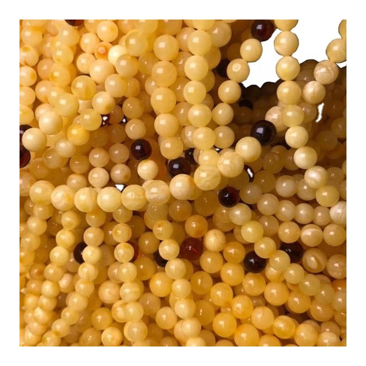 Amber naturale di ambra di Gemstone Gemreda di Gemre LOOSSE 40cm chimmply film 7