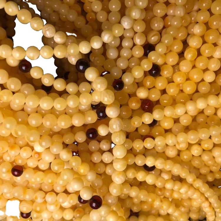 Amber naturale di ambra di Gemstone Gemreda di Gemre LOOSSE 40cm chimmply film 9