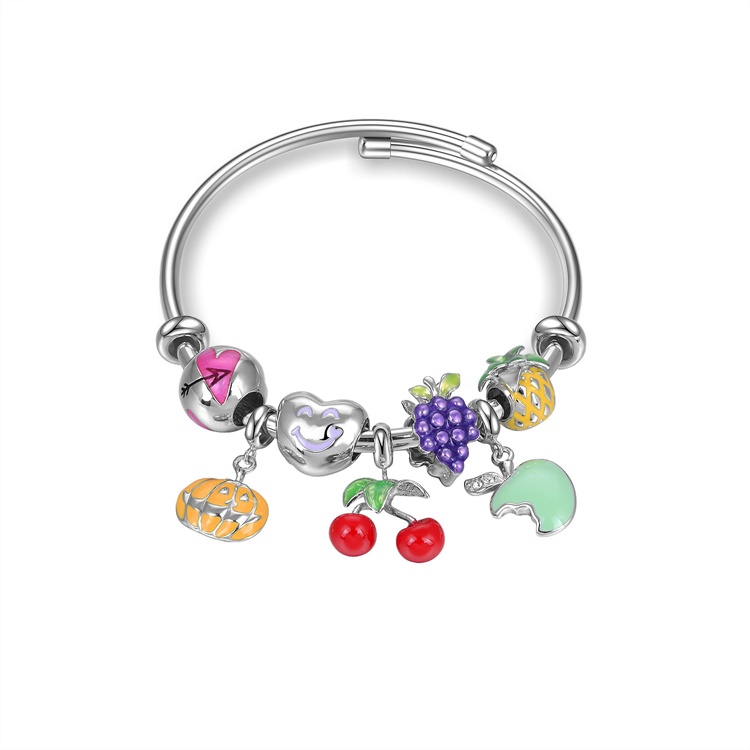 Klasik Womens 925 Sterling Silver Jewelry Charm Bracelet 17