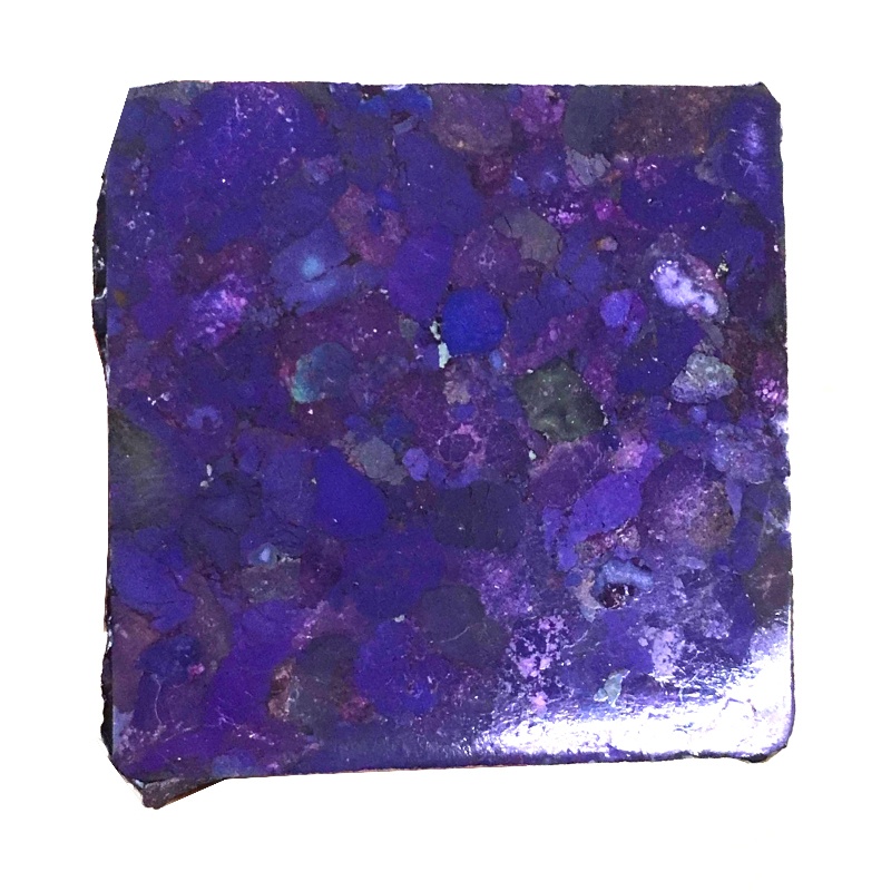 Colore viola di alta qualità Naturally Gemstone compresso turchese ruvido 11