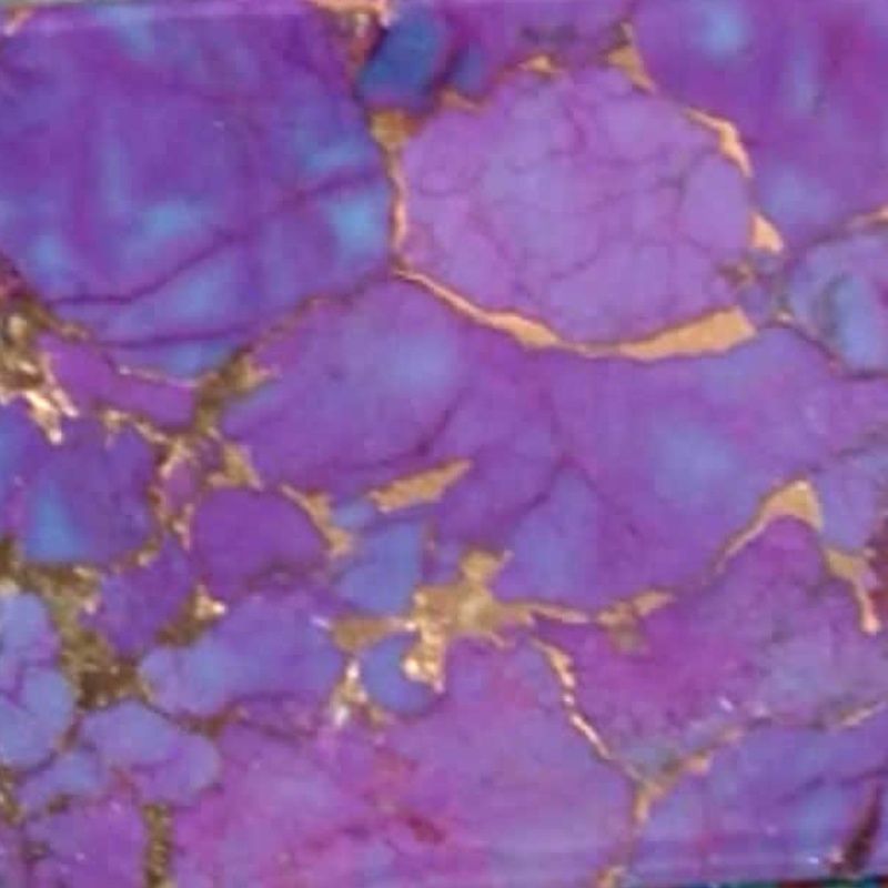 Colore viola di alta qualità Naturally Gemstone compresso turchese ruvido 13
