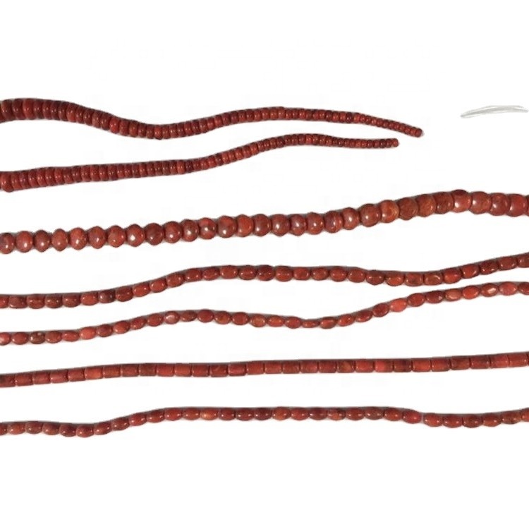 ചുവന്ന കോറൽ മുത്തുകൾ പ്രകൃതിദത്ത അയഞ്ഞ ജെംസ്റ്റോൺ മുത്തുകൾ 15