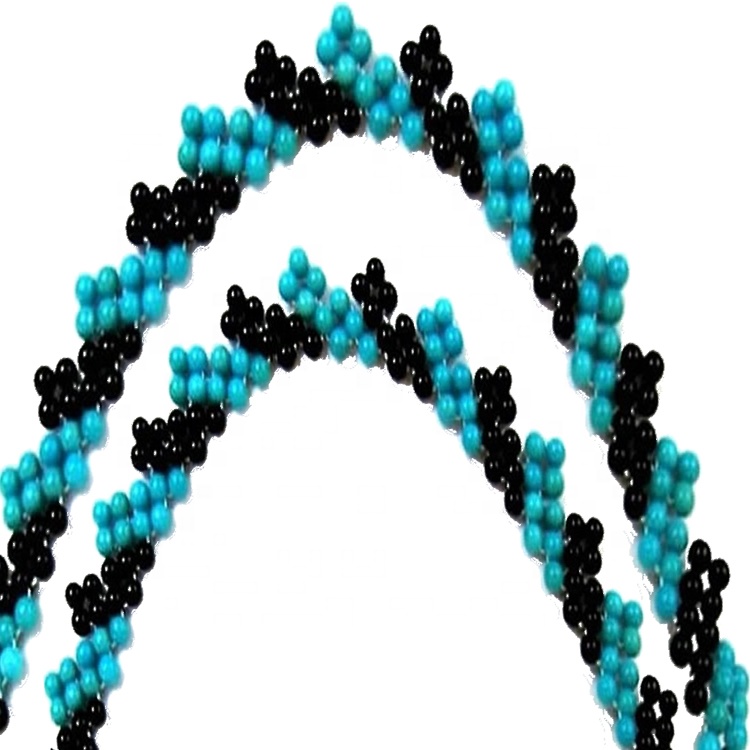 Kalung Beads Turquoise Borong Gaya Berbeza 11