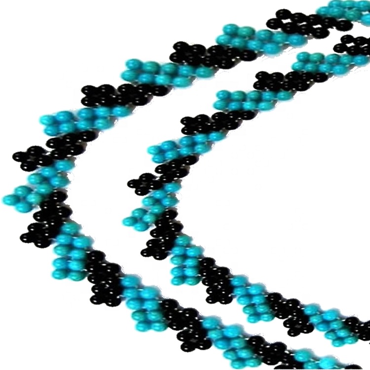 Kalung Beads Turquoise Borong Gaya Berbeza 15