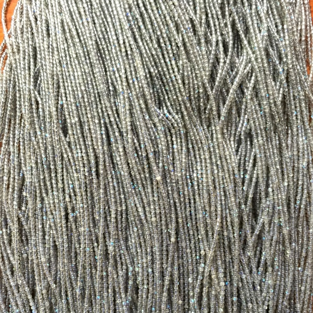 Labradorite Gemstone Blue Flash Lartë klasën e lartë 6mm 8mm 10mm rrumbullakët rrumbullakëta 15