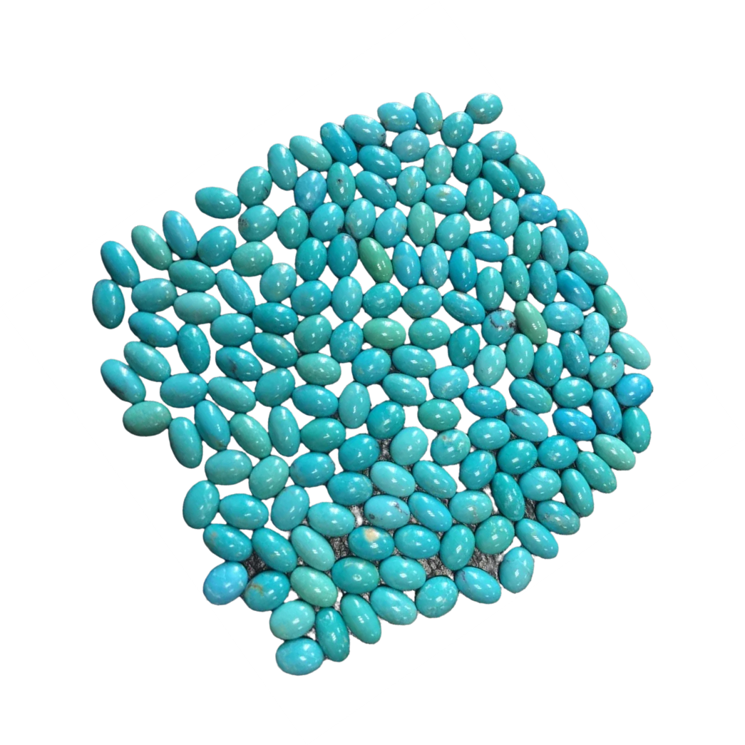 100% പ്രകൃതിദത്ത ടർക്കോയ്സ് ജെംസ്റ്റോൺ 12x16 എംഎം പ്രകൃതിദത്ത ടർക്കോയ്സ് ഓവൽ കാബോചോൺ രത്നങ്ങൾ 13