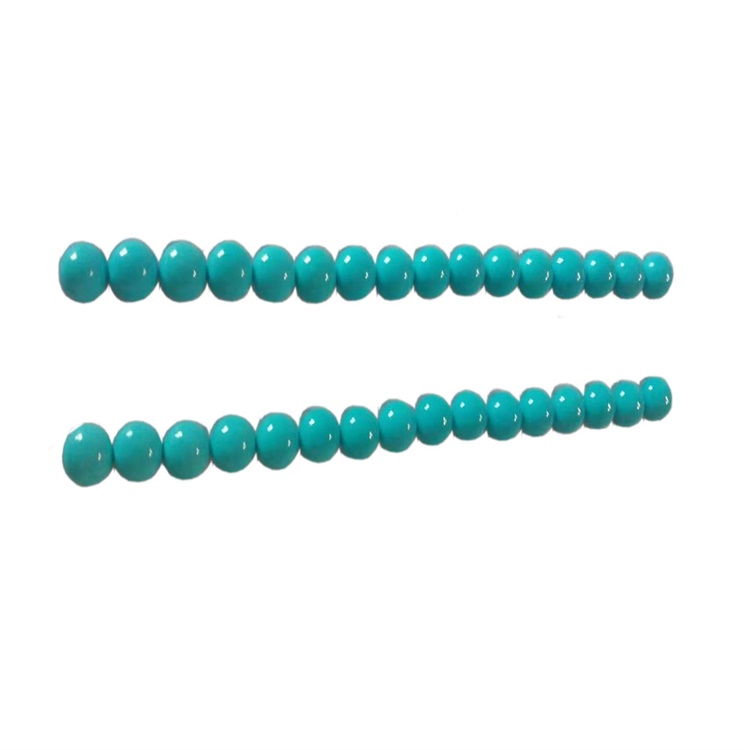 綠松石18毫米圓形凸毛冠茶自然睡眠美容綠松石凸圓形圓形藍色寶石凸棚 11
