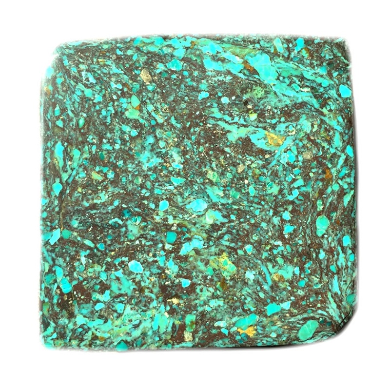 100% naravna stisnjen turkizni blok Natural High-Class Sky Blue Turquoise Gemstone Groba 11