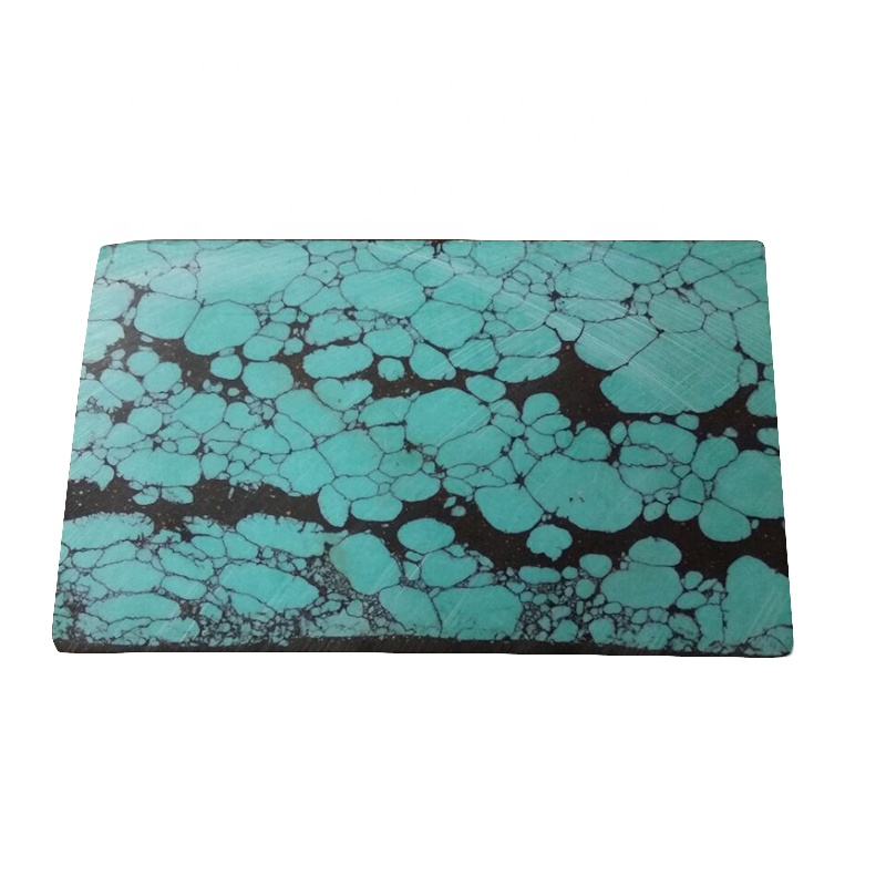 100% naravna stisnjen turkizni blok Natural High-Class Sky Blue Turquoise Gemstone Groba 15
