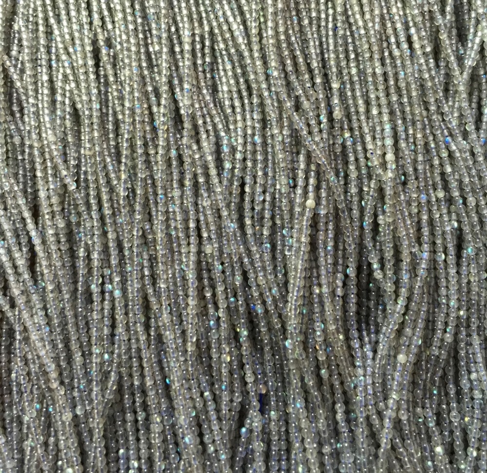 Genuine Natural Translucent Gray Labradorite Loose Beads High Grade Round Shape 6mm 8mm 10mm 15
