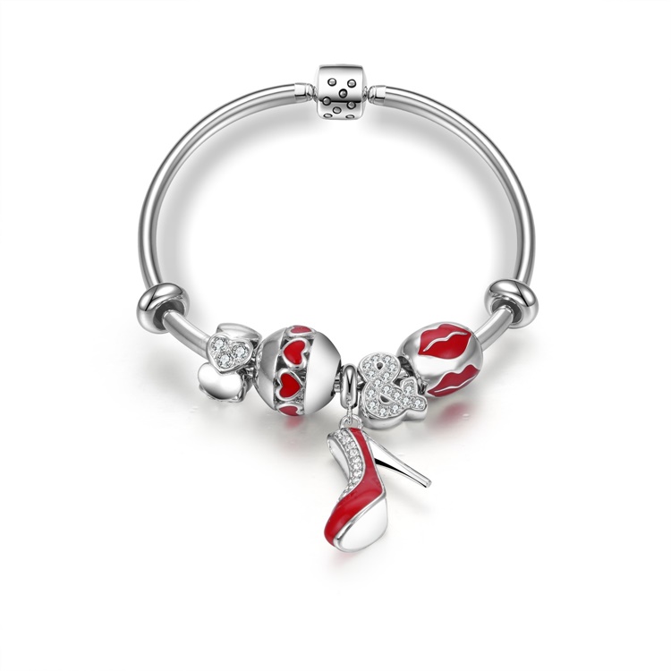 2021 lindo brazalete de plata esterlina 925 para el regalo de la novia 9