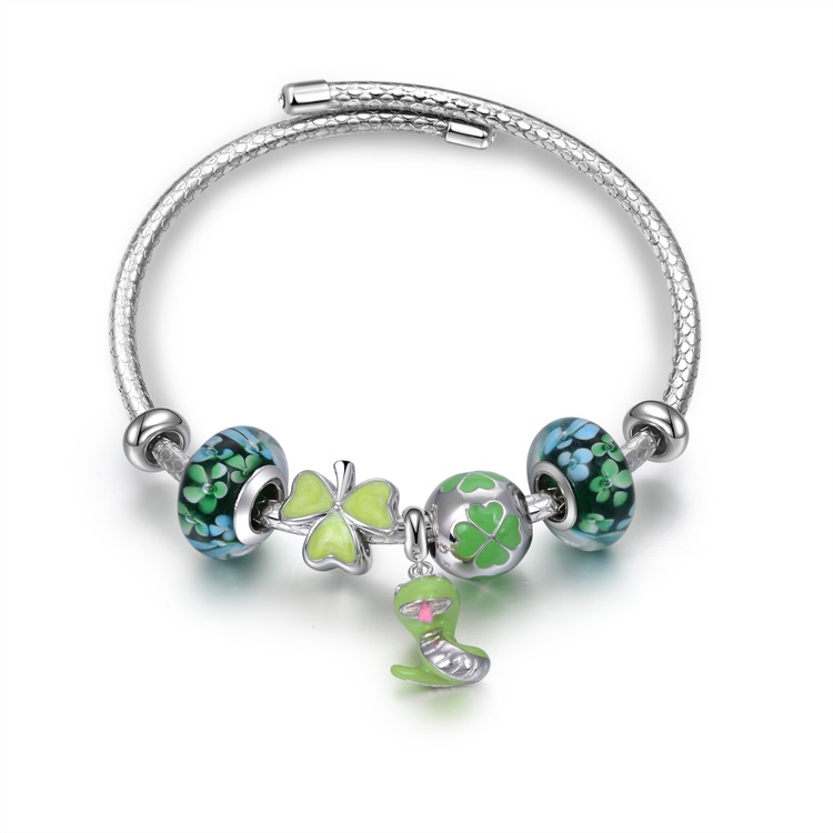 2021 lindo brazalete de plata esterlina 925 para el regalo de la novia 17