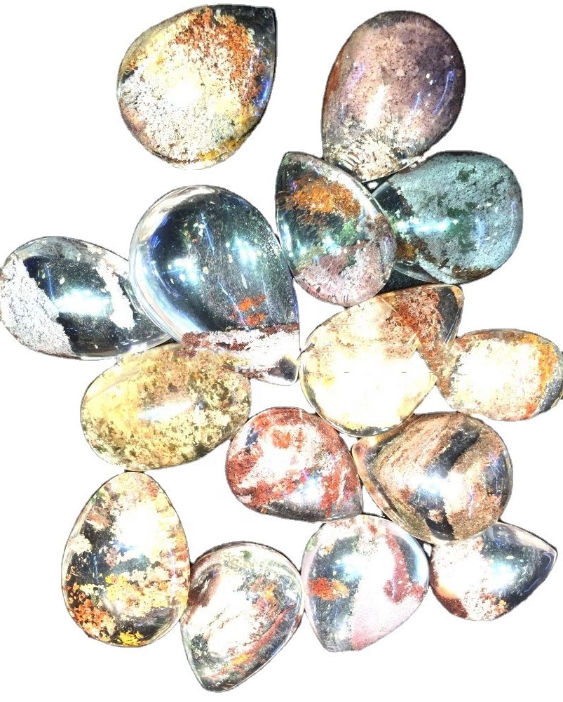 ខគម្ពីរខ្ពង់រាបសួនច្បារ chartolite នៅលើសួនច្បារ LotoLite រលុង, Cabrochons រ៉ែថ្មខៀវសួនច្បារ Lodolite សួនច្បារ Lodolite 13