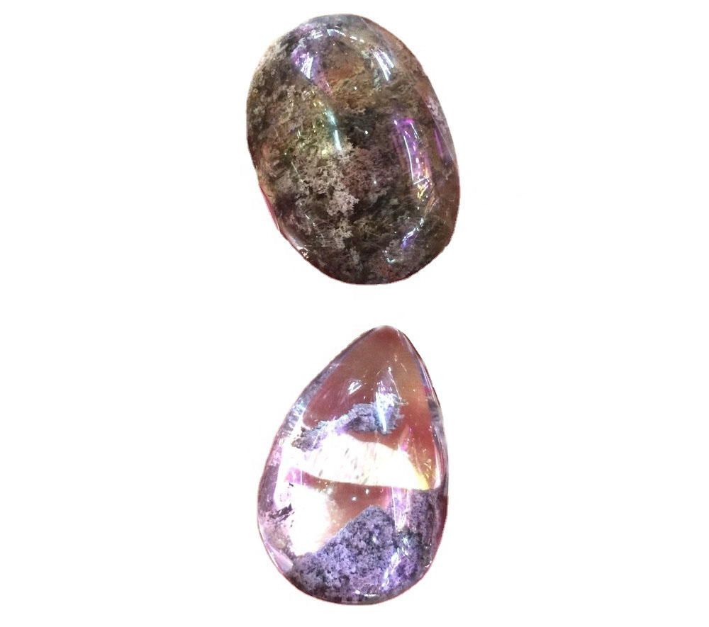 គ្រីស្តាល់ខ្មោចគ្រីស្តាល់រ៉ែថ្មខៀវរ៉ាំរ៉ៃត្បូងត្បូងត្បូងប្រពៃណីព្យាបាលគ្រឿងអលង្ការគ្រឿងអលង្ការប៉ោលប្រតិកម្ម 15