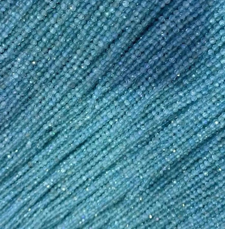 Lefifi le Lefifi le Lefifi Lefifie la 2Morine la 2mmm le hlahlojoa ka bophara ba 13 Bead Strand 11