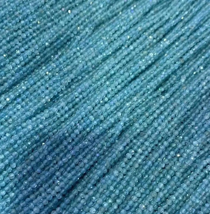 Lefifi le Lefifi le Lefifi Lefifie la 2Morine la 2mmm le hlahlojoa ka bophara ba 13 Bead Strand 15