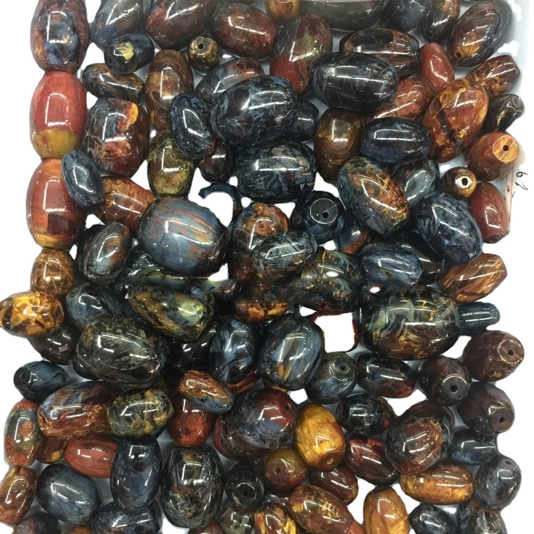 Mga Gemstone Beads Golden Pietersite Cut Customers Size at Hugis Beads 15