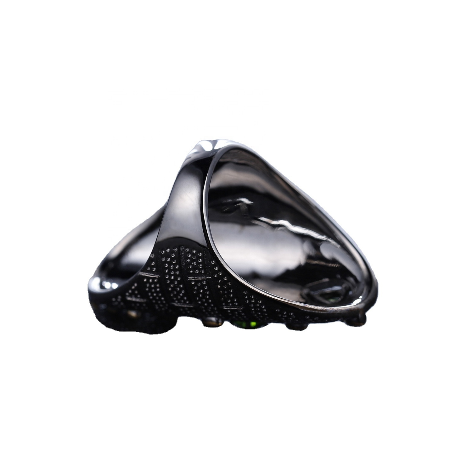 Fashional 실버 도금 청록색 반지 11