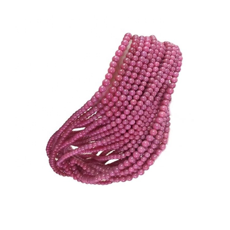 Etsa hore sehlopha sa boleng bo holimo sa helelele round beads sefahare 15