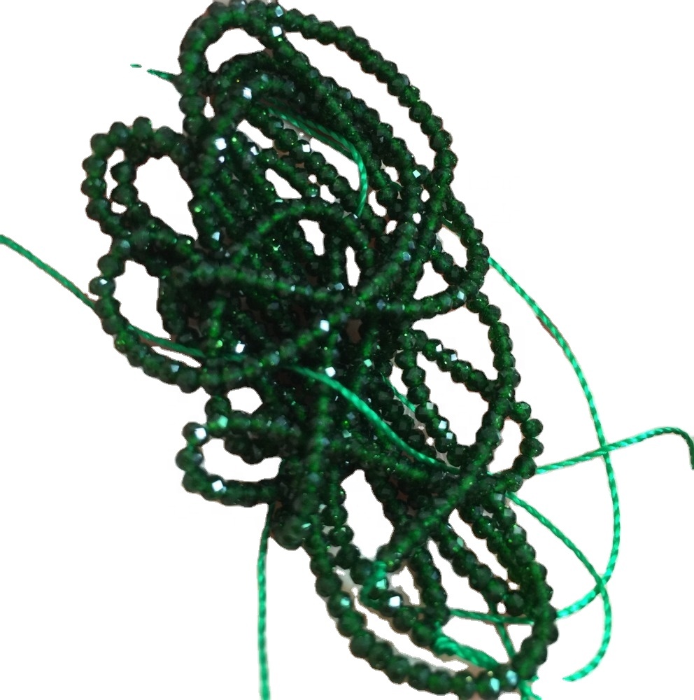 Green Jasper Faceted Round Beads Make Hurtownie 7