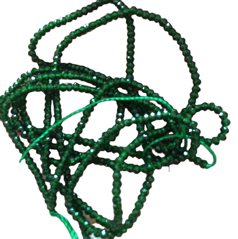 Green Jasper Faceted Round Beads Make Hurtownie 11