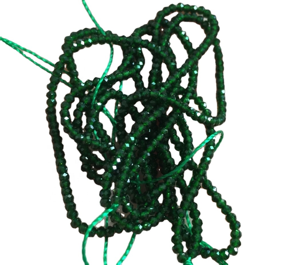 Green Jasper Faceted Round Beads Make Hurtownie 9