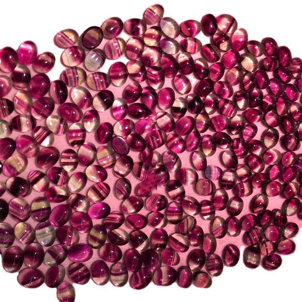 Gemstones ya Gloorite Oval ya Gemstones Polished Gem Kubwa Cabochon. 9