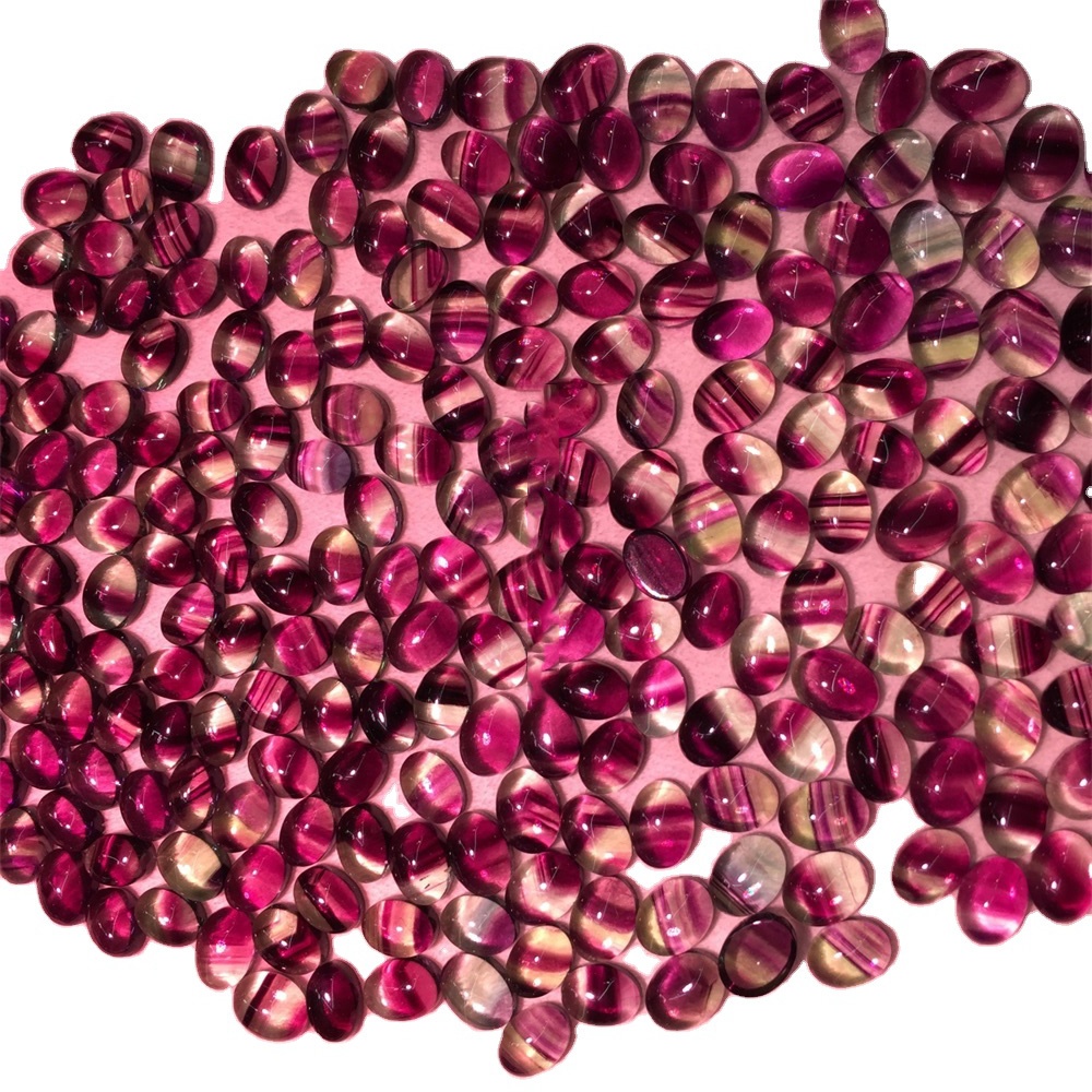 Gemstones ya Gloorite Oval ya Gemstones Polished Gem Kubwa Cabochon. 13