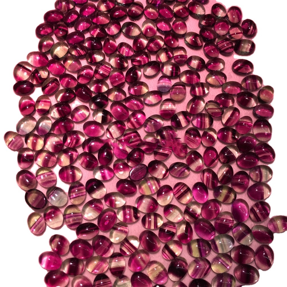 Gemstones ya Gloorite Oval ya Gemstones Polished Gem Kubwa Cabochon. 15