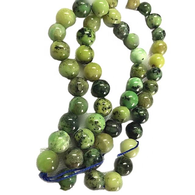 Grøn stribet jasper perler natursten smykker engros 7