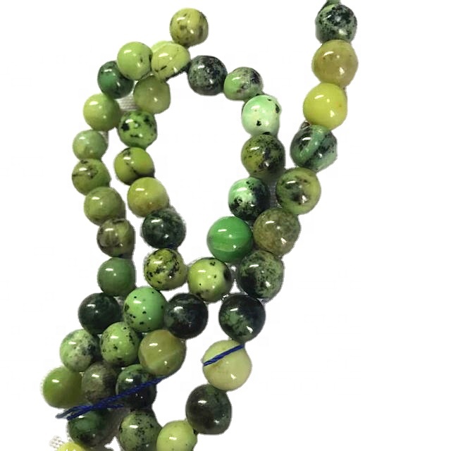 Grøn stribet jasper perler natursten smykker engros 15