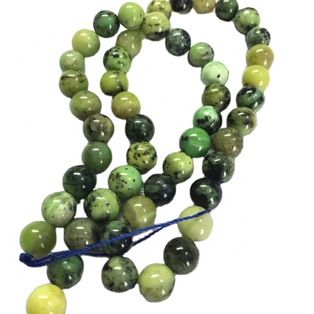 Grøn stribet jasper perler natursten smykker engros 13