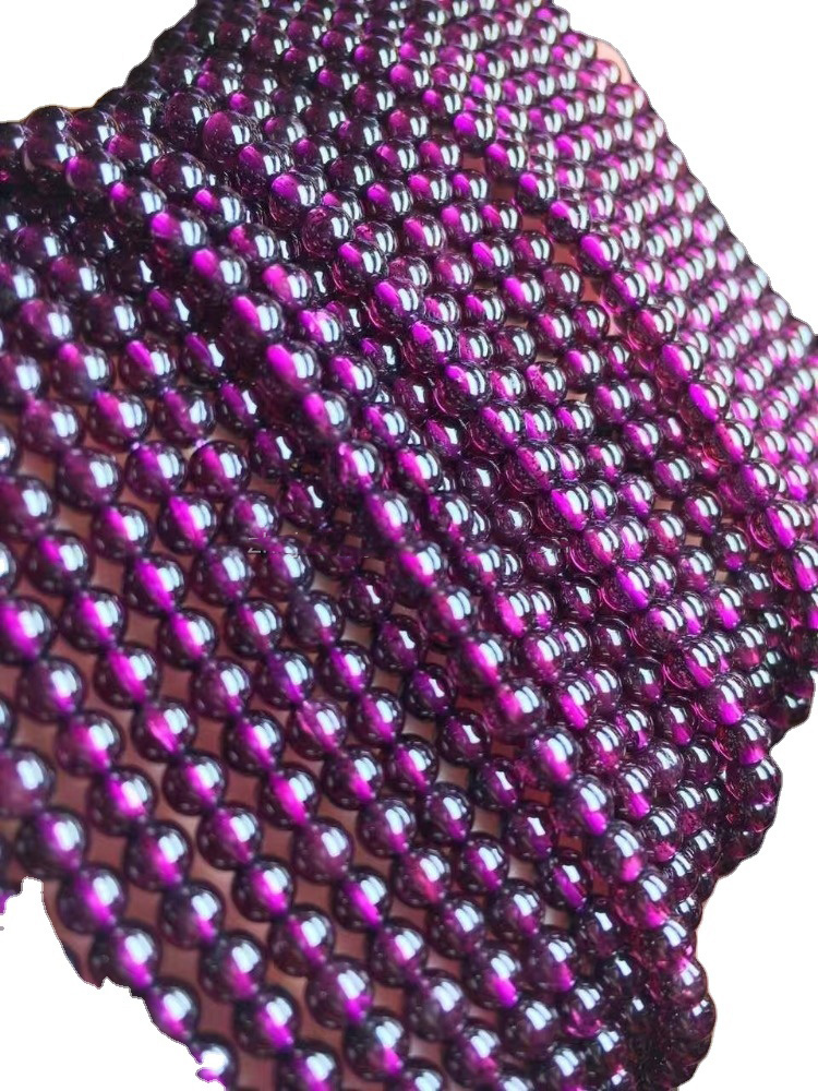 ត្បូងពេជ្រពណ៌ស្វាយធម្មជាតិ អង្កាំមូល 16 6mm 8mm 10mm 12mm 14mm 13