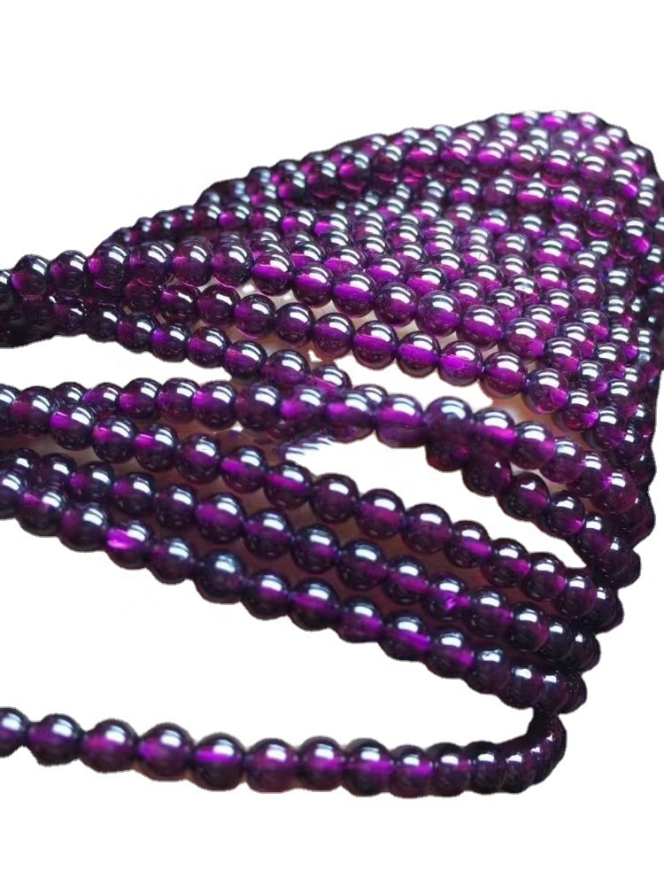 ត្បូងពេជ្រពណ៌ស្វាយធម្មជាតិ អង្កាំមូល 16 6mm 8mm 10mm 12mm 14mm 11