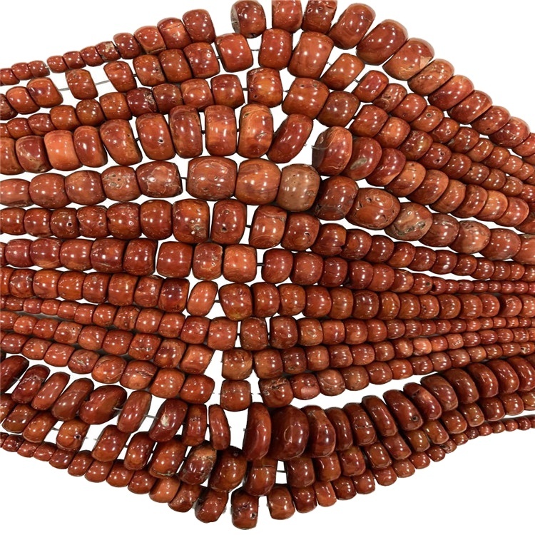 Coralli arancioni naturali Perle rotonde perline di guarigione della pietra preziosa della pietra preziosa perline allentate per la fabbricazione dei gioielli fai da te 11