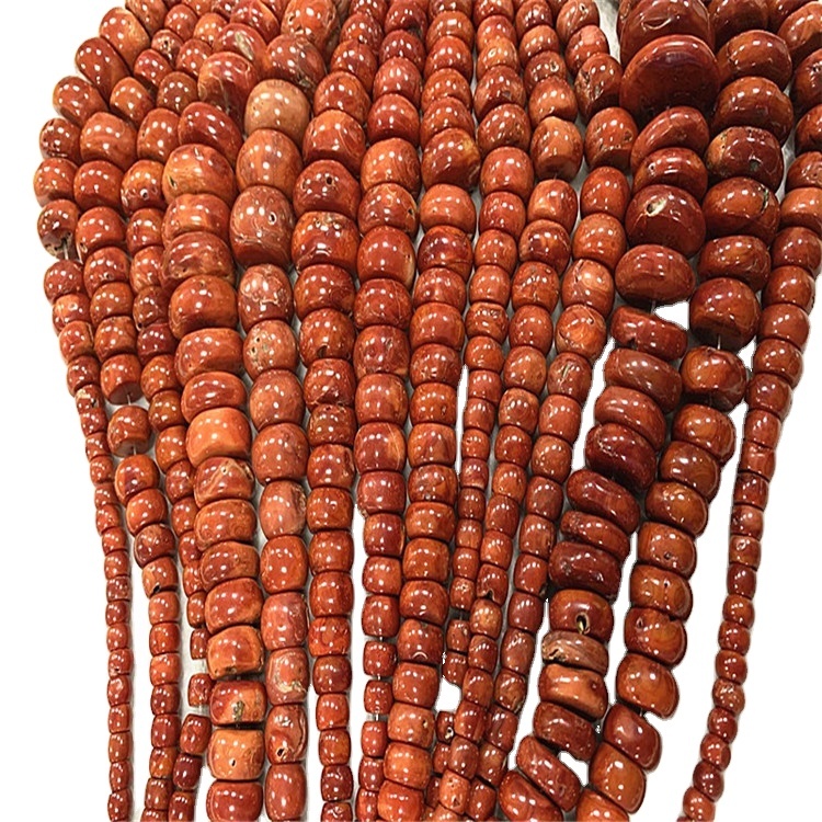 Coralli arancioni naturali Perle rotonde perline di guarigione della pietra preziosa della pietra preziosa perline allentate per la fabbricazione dei gioielli fai da te 13