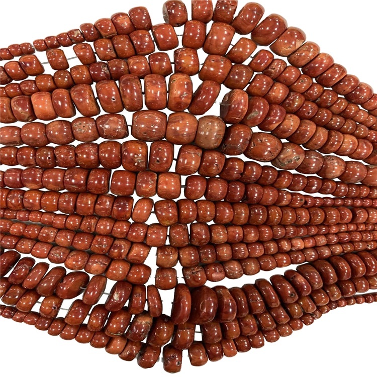 Coralli arancioni naturali Perle rotonde perline di guarigione della pietra preziosa della pietra preziosa perline allentate per la fabbricazione dei gioielli fai da te 15