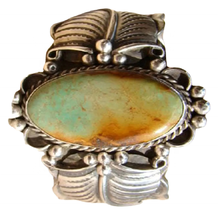 American Indian turquoise cuff bangles at bracelets. 9