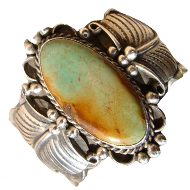 American Indian turquoise cuff bangles at bracelets. 13