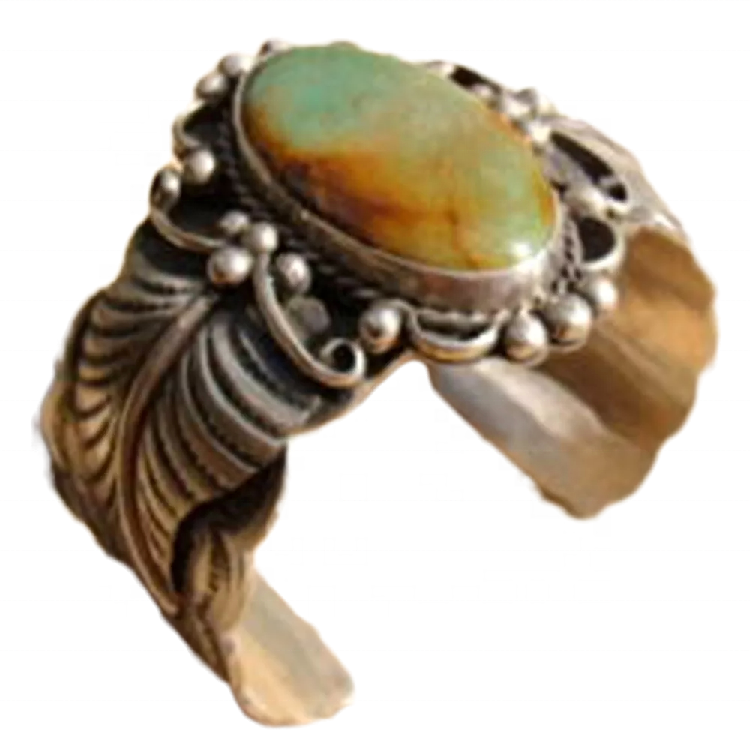 American Indian turquoise cuff bangles at bracelets. 11