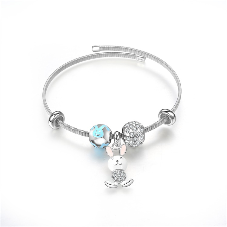 2021 Wanita Perhiasan Hadiah Mode Baru Sterling Silver Gelang 15