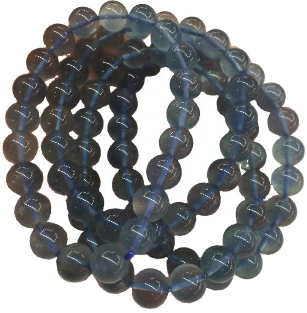 Piedras Fluoritas, Pulseras Fluoritas, Pulsera De Piedra Fluorita AA AA 7