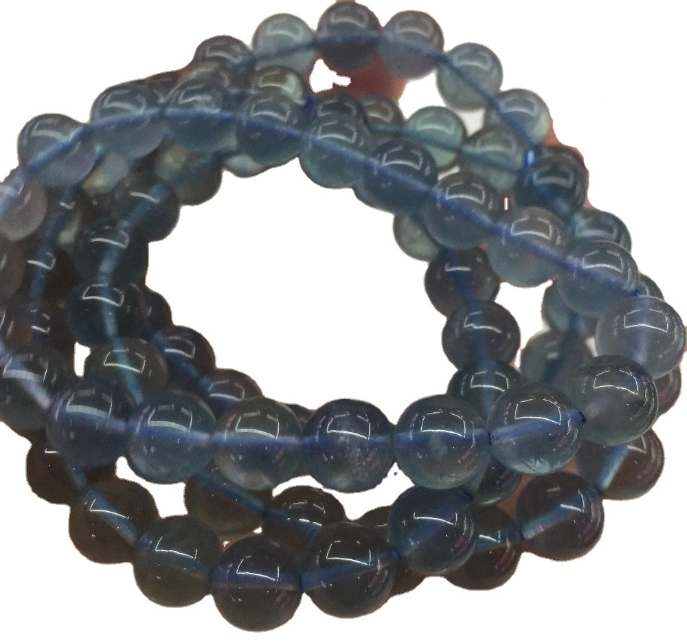 Piedras Fluoritas, Pulseras Fluoritas, Pulsera De Piedra Fluorita AA AA 15